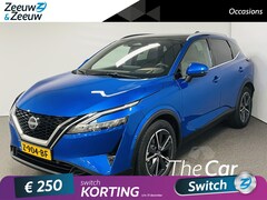 Nissan Qashqai - 1.3 MHEV Xtronic Tekna Automaat Airco navi parkeersensoren camera apple carplay android au