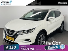 Nissan Qashqai - 1.3 DIG-T N-Connecta GOEDKOOPSTE VAN NEDERLAND Automaat Navi airco camera parkeersensoren