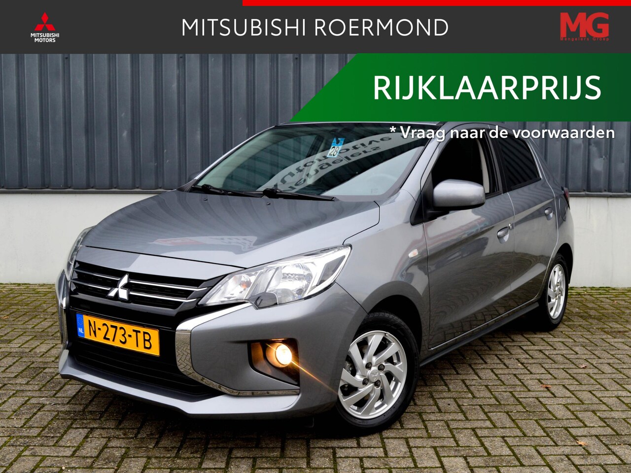 Mitsubishi Space Star - 1.2 Intense Automaat/Ecc/Cruise/Apple/ ALL IN PRIJS - AutoWereld.nl