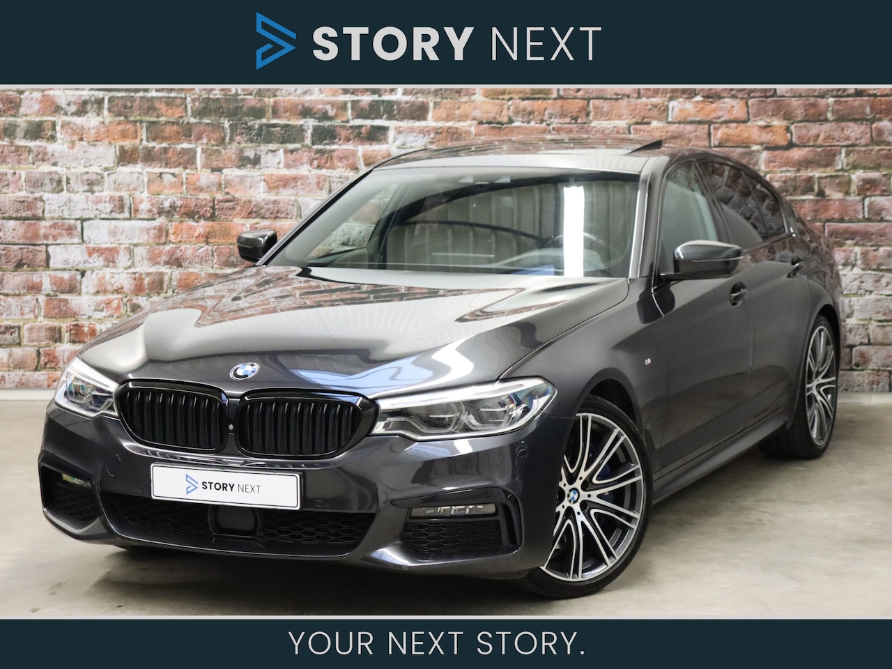 BMW 5-serie - Sedan 540i High Executive M Sport Pakket Automaat / Active Steering / Soft Close / Trekhaa - AutoWereld.nl