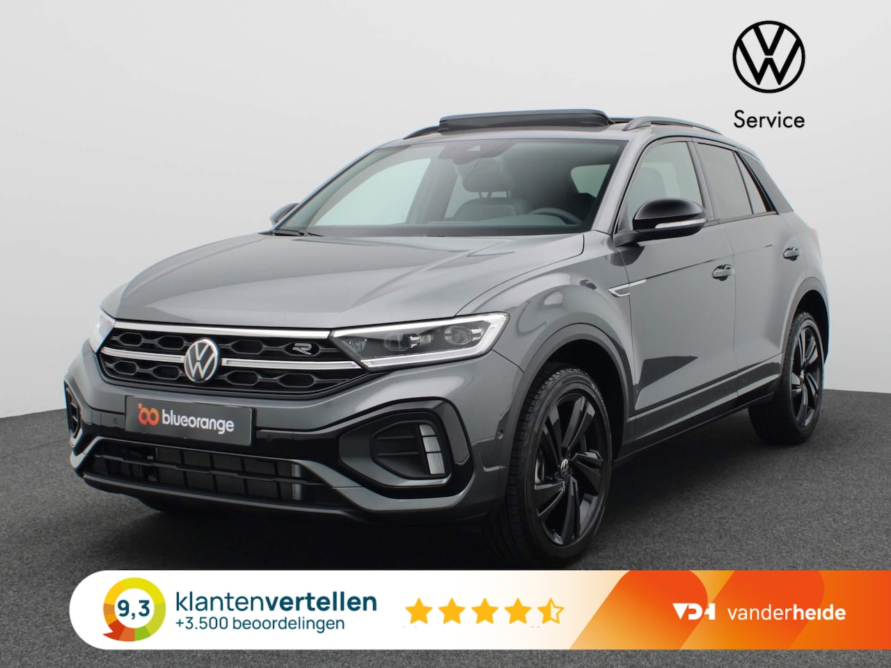 Volkswagen T-Roc - 1.5 TSI R-Line Business 150PK DSG Black Style, LED-Matrix, Keyless Entry & Start, Pano-Sch - AutoWereld.nl