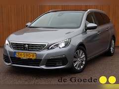 Peugeot 308 SW - 1.2 PureTech Blue Lease Premium org. NL-auto leer+vw trekhaak camera panoramadak