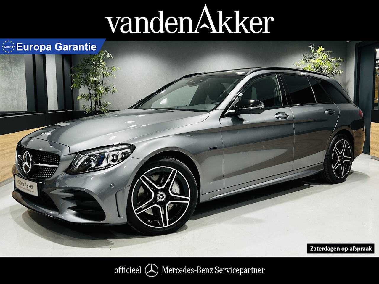 Mercedes-Benz C-klasse Estate - 300e AMG // Massage Stoelen // Burmester // Panoramadak // Distronic // 360 Camera // Keyl - AutoWereld.nl