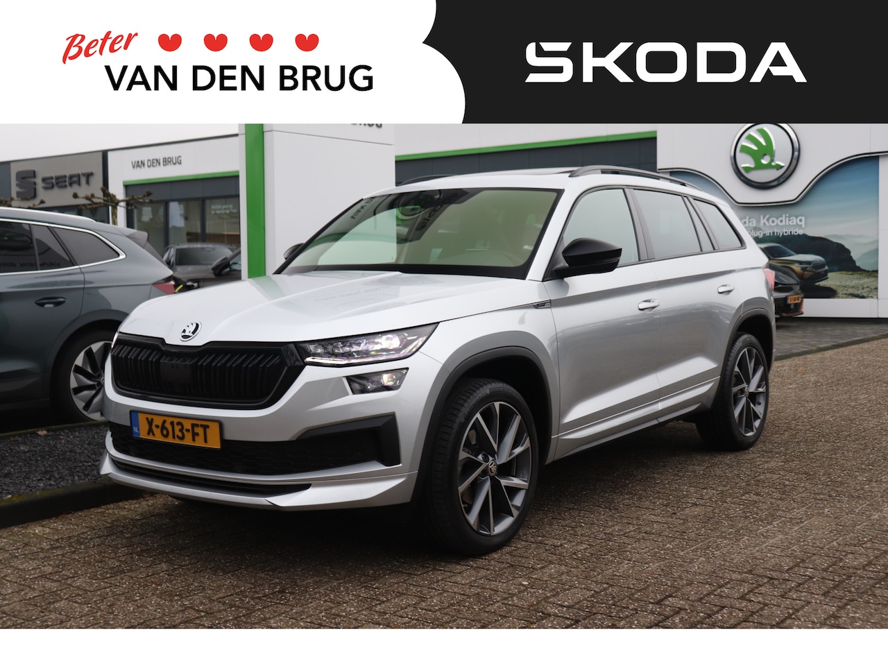 Skoda Kodiaq - 1.5 TSI 150pk Sportline Business | Panoramadak | Adaptieve cruise control | Lederen bekled - AutoWereld.nl