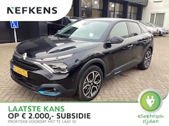 Citroën Ë-C4 - EV Shine 50 kWh 136 pk | Navigatie | Achteruitrijcamera | Parkeersensoren Voor en Achter |