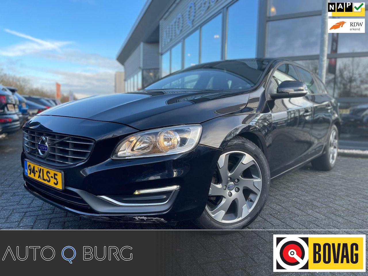 Volvo V60 - 1.6 T3 Kinetic | Climate | Airco | Cruise | Navi | - AutoWereld.nl