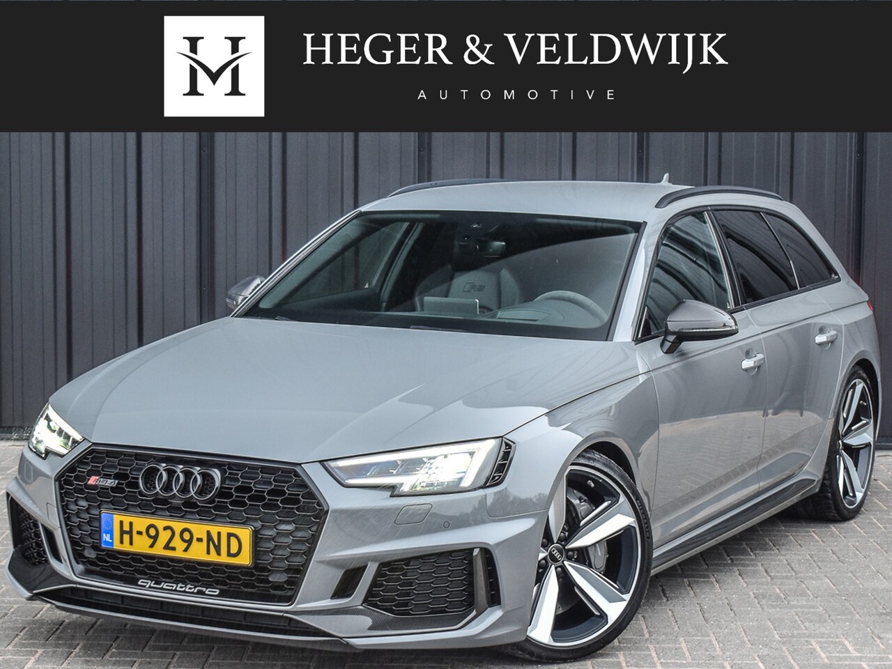 Audi A4 Avant - 2.9 TFSI RS 4 QUATTRO | BLACK - OPTIC | CARBON DEATILS | B&O SOUND | HEAD-UP | CAMERA | KE - AutoWereld.nl