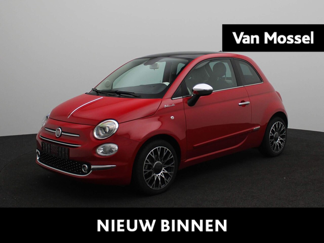 Fiat 500 - 1.0 Hybrid Dolcevita | Panoramadak | Climate Control | Parkeersensoren | 15'' Velgen | - AutoWereld.nl