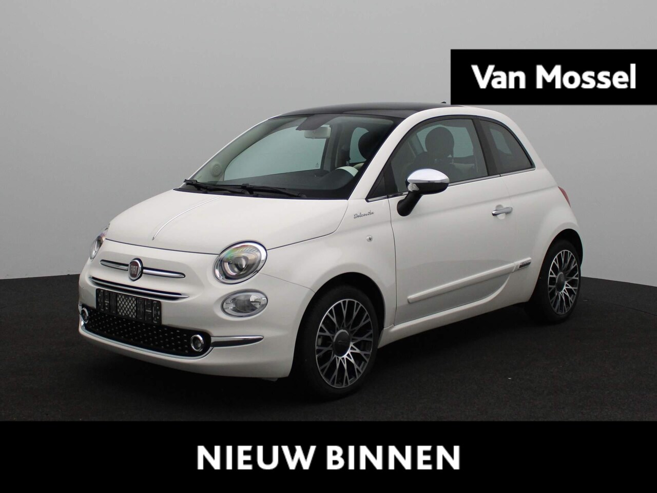 Fiat 500 - 1.0 Hybrid Dolcevita | Panoramadak | Climate Control | Parkeersensoren | 15'' Velgen | - AutoWereld.nl