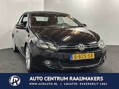 Volkswagen Golf Cabriolet - 1.4 TSI LEDER NAVIGATIE CRUISE CONTROL CLIMATE CONTROL BLUETOOTH TELEFOON MEDIA VOORBEREID