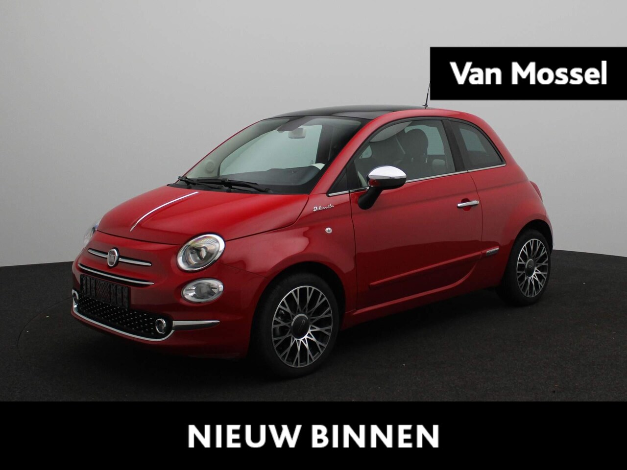 Fiat 500 - 1.0 Hybrid Dolcevita | Panoramadak | Climate Control | Parkeersensoren | 15'' Velgen | - AutoWereld.nl