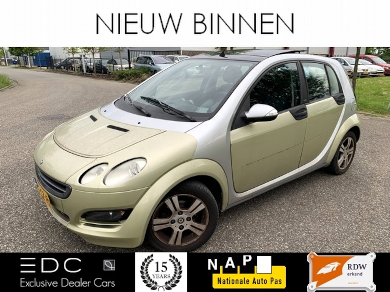 Smart Forfour - 1.5 Automaat 5-Persoons | Airco | Schuifdak | NL Auto | Zeldzaam Etc. - AutoWereld.nl