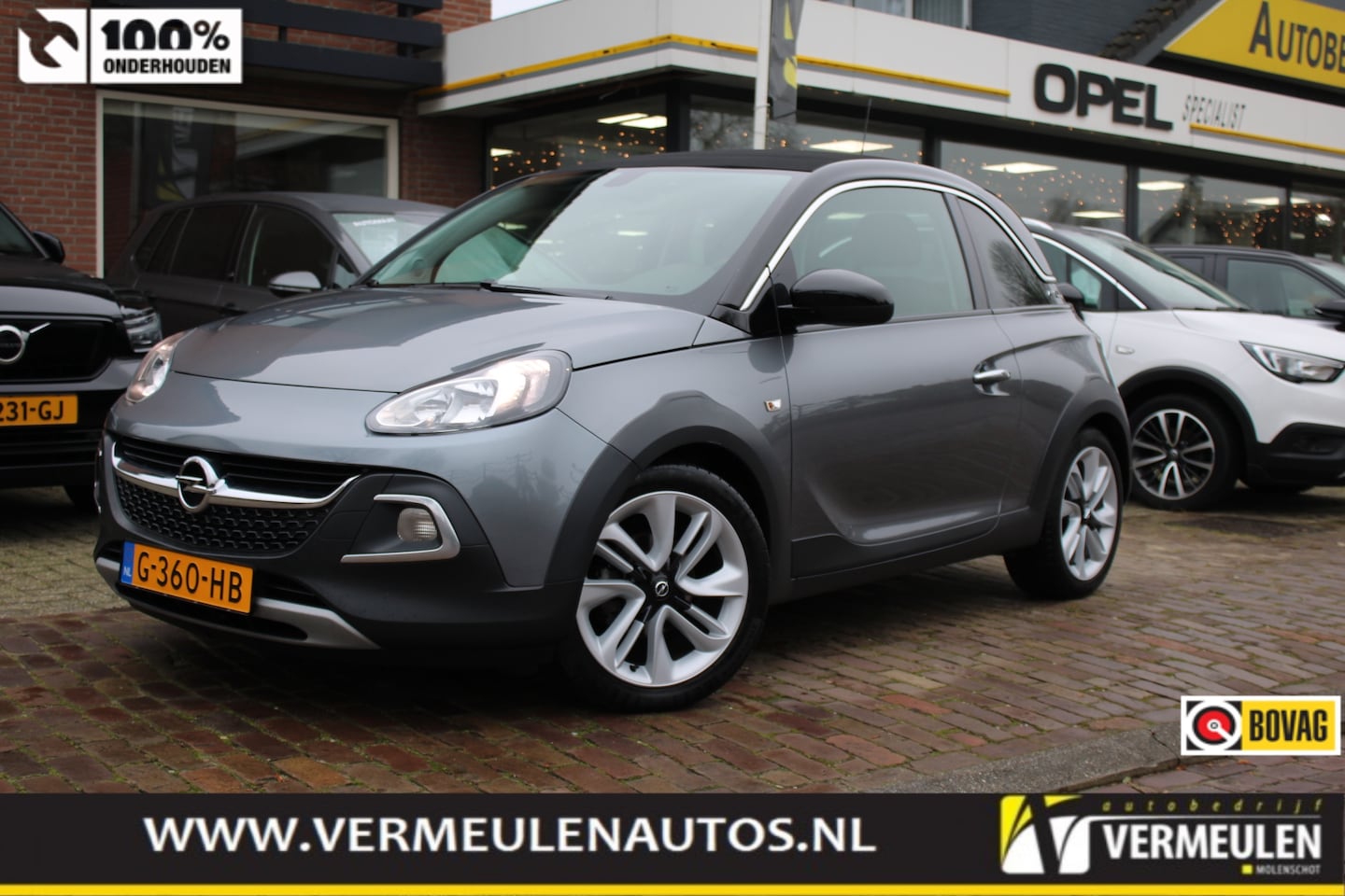 Opel ADAM - 1.0 Turbo 90PK ROCKS BlitZ + 17"/ Navi/ Clima/ Cruise/ Winterpakket/ NL auto - AutoWereld.nl