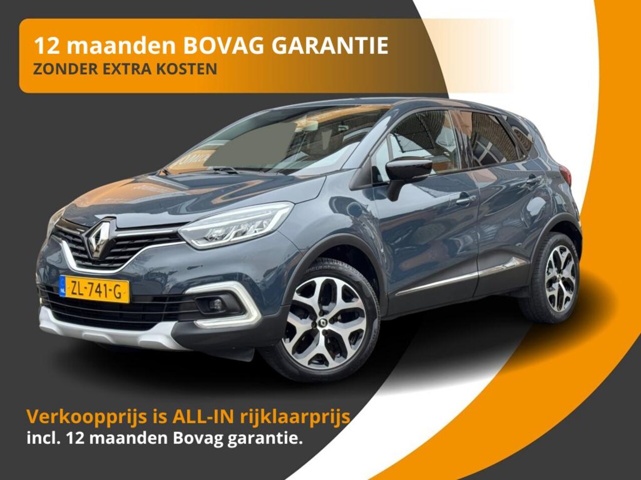 Renault Captur - TCe 90 INTENS R-LINK NAVI/LED/PDC/LMV/NL-AUTO/72.000 km! - AutoWereld.nl