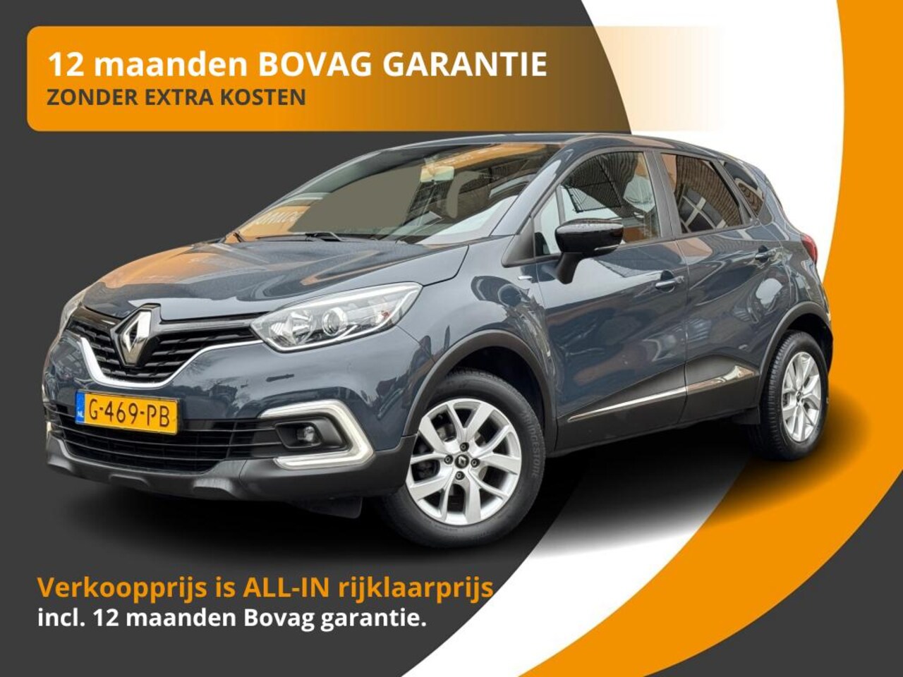 Renault Captur - TCe 90 LIMITED NAVI/CRUISE/PDC/LMV/NL-AUTO/1e EIG./42.000KM! - AutoWereld.nl