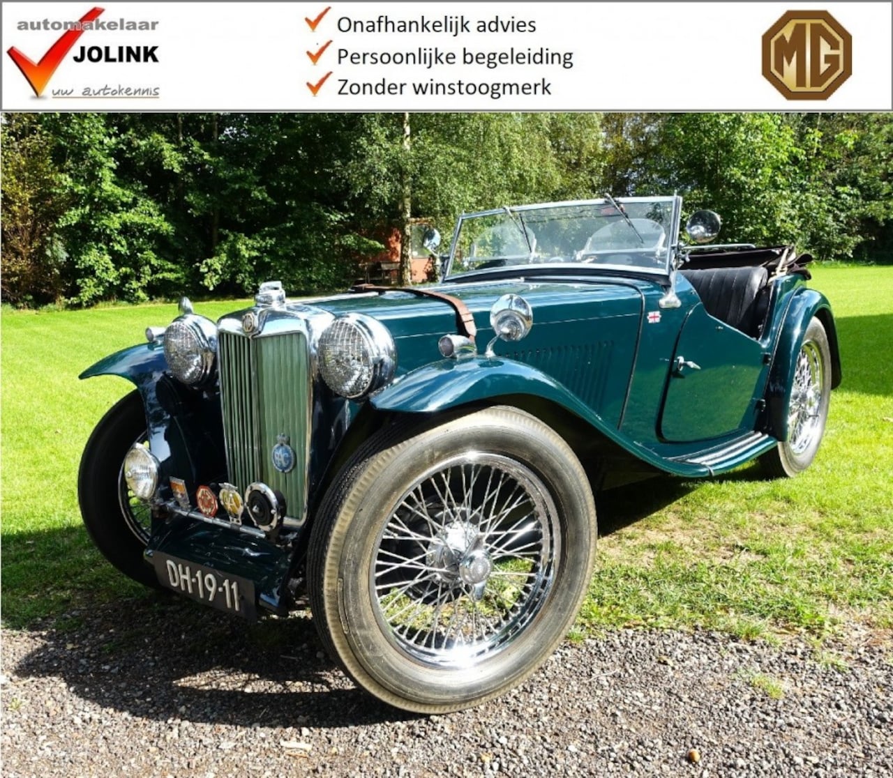 MG TC - 1.25 Midget I 1948 I 32 jaar 1 eigenaar I MRB en APK vrij I - AutoWereld.nl