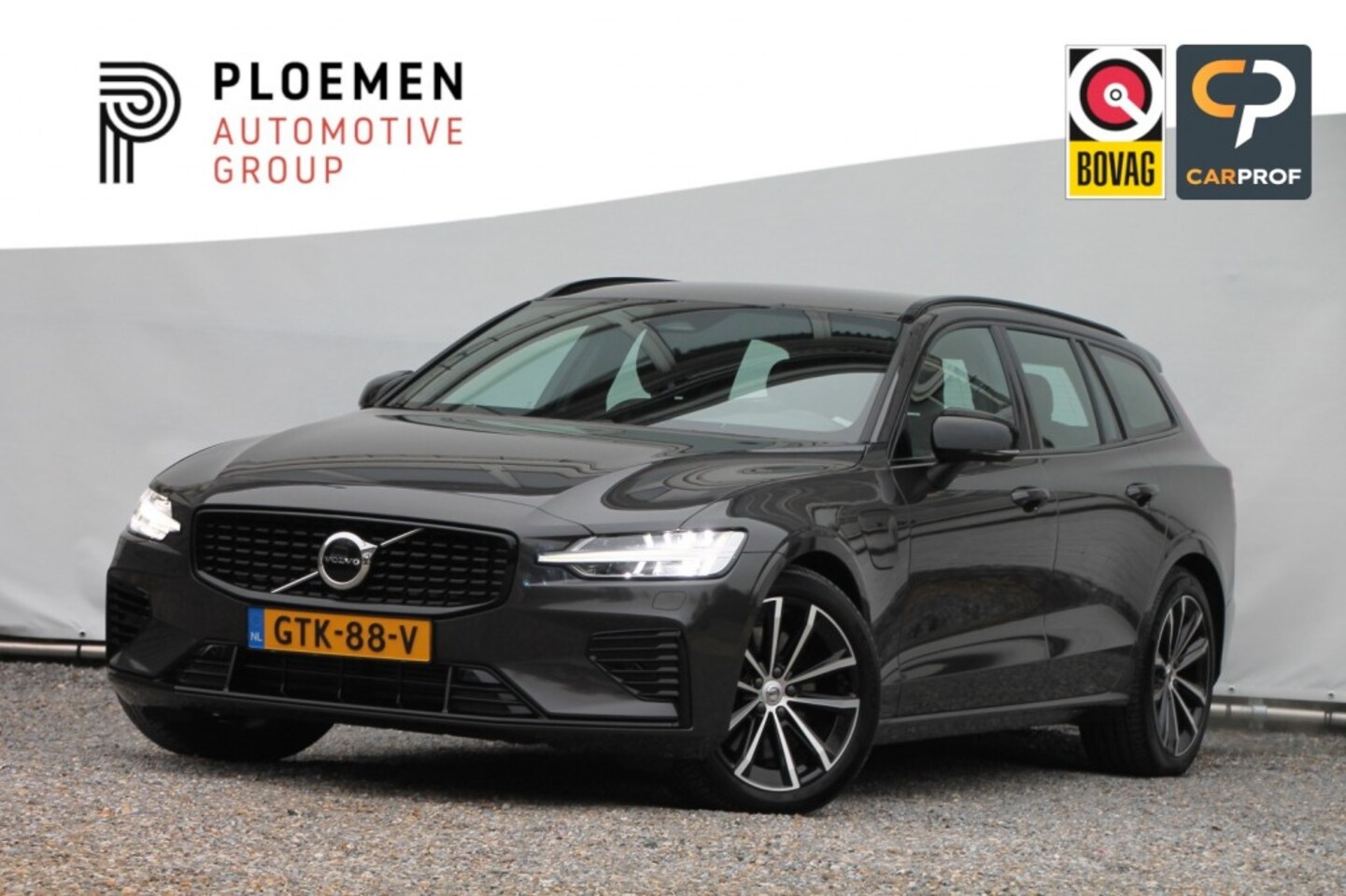 Volvo V60 - 2.0 T6 Recharge AWD Plus Dark Long Range - 350 pk **Pilot Assist - AutoWereld.nl