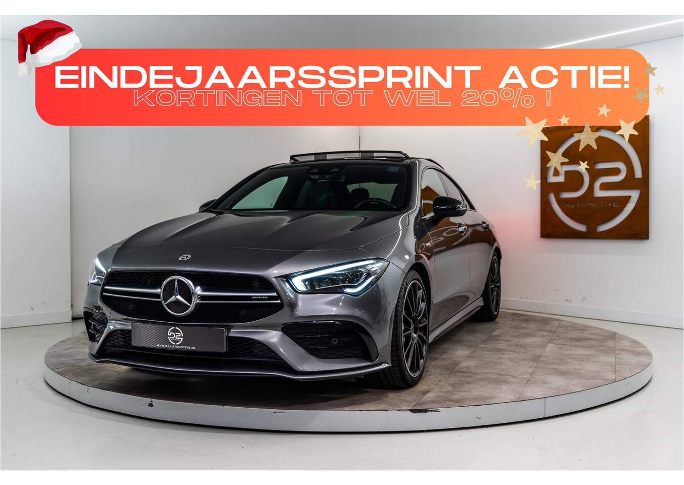 Mercedes-Benz CLA-Klasse - AMG 35 4MATIC Premium+ 306PK | Pano | Sfeer | Burmester | Kuipstoelen&Memory | VOL! 12 MND - AutoWereld.nl