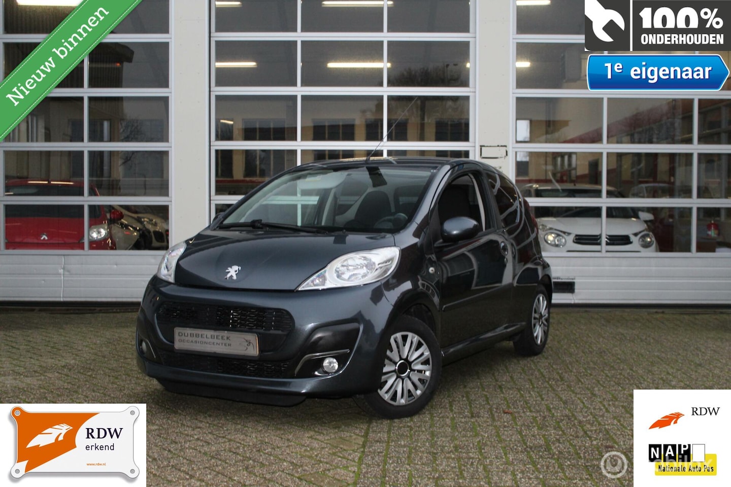 Peugeot 107 - 1.0-12V 3-Deurs Facelift Active AUTOMAAT Airconditioning Centrale Deurvergr. Elek.Ramen St - AutoWereld.nl