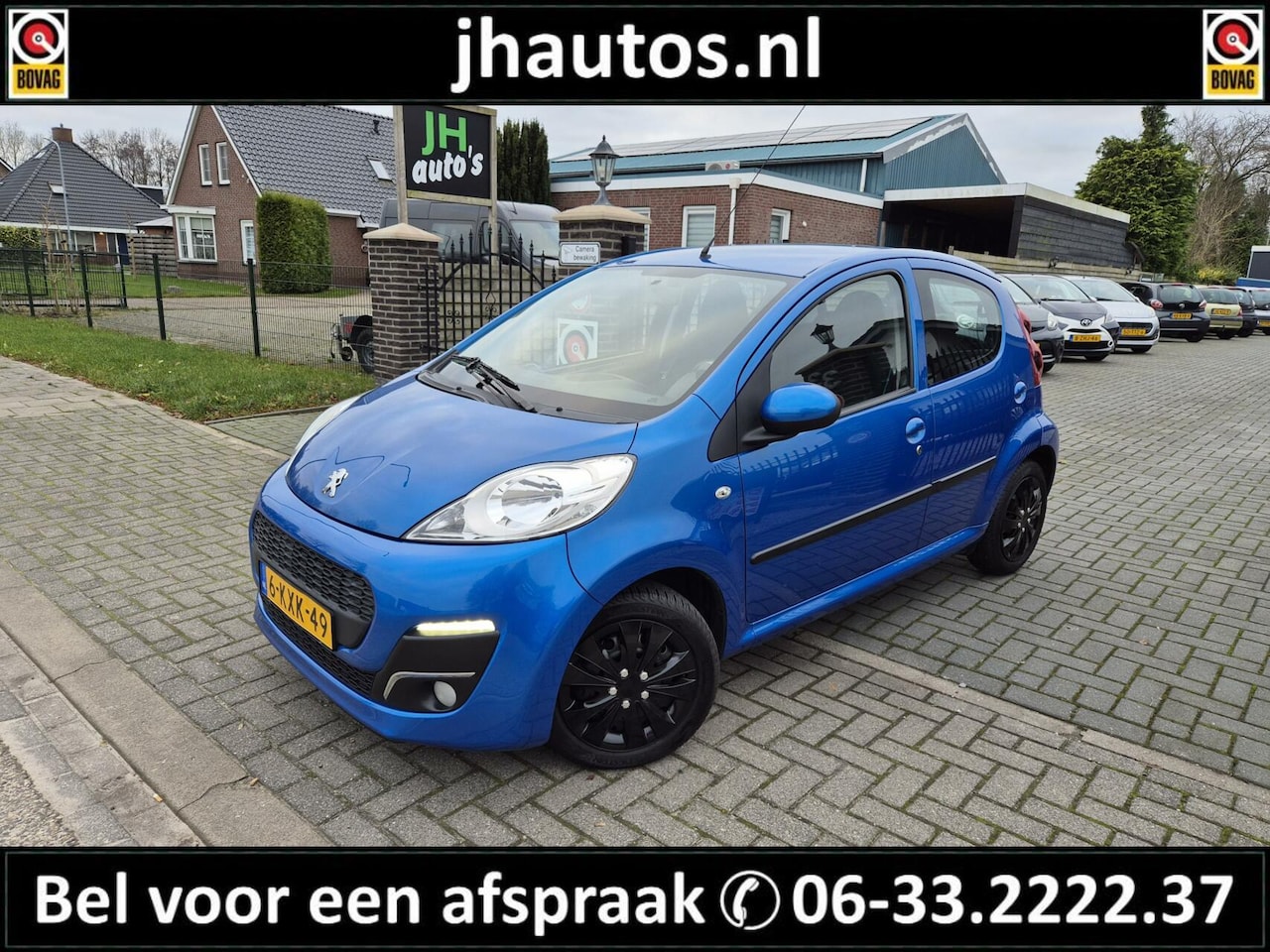 Peugeot 107 - 1.0 Active 5-DRS-AIRCO-DEALER ONDERH-NIEUWE APK - AutoWereld.nl