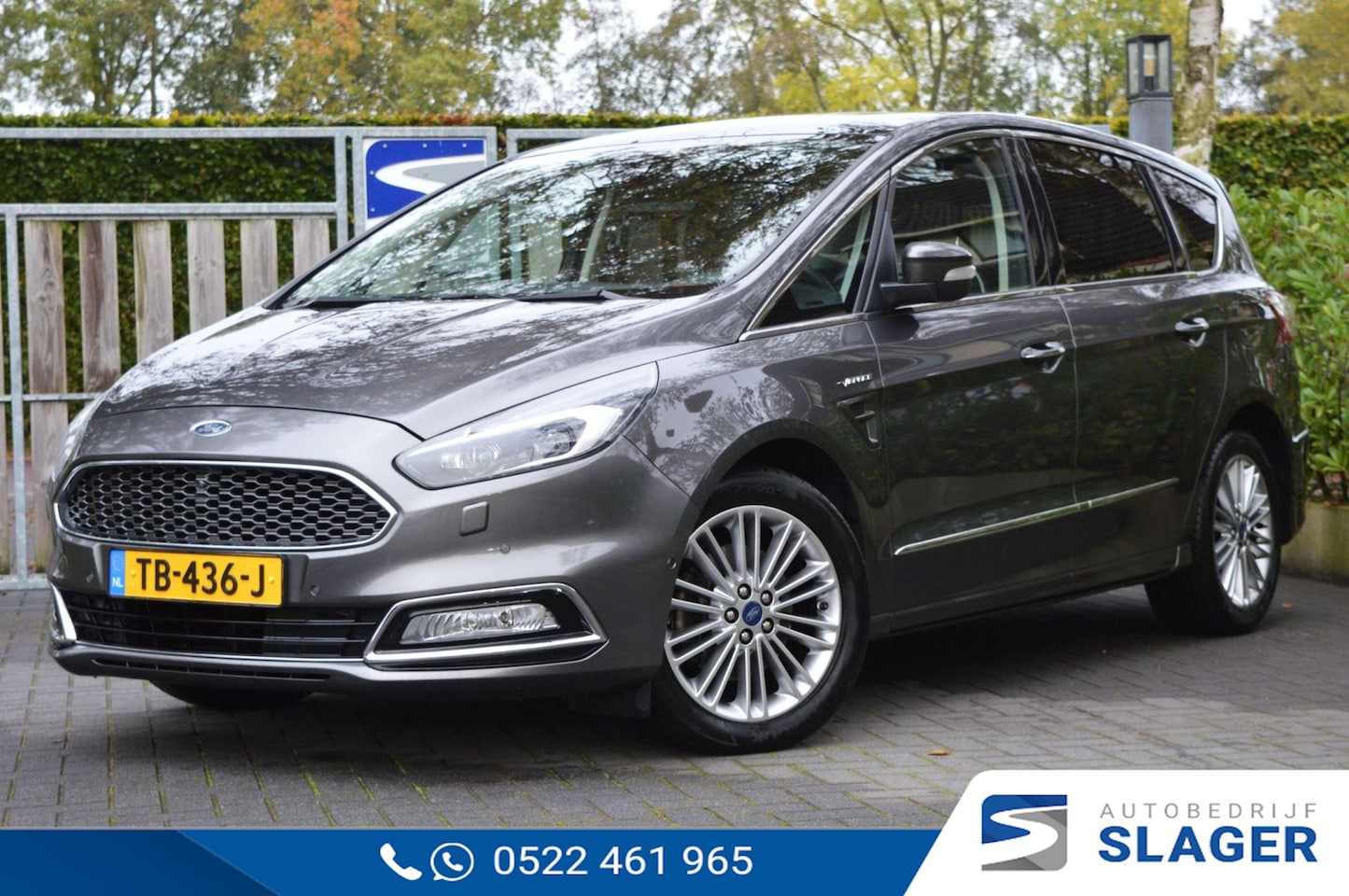 Ford S-Max - 2.0 Vignale 7p. - Trekhaak wegklapb.|Adapt. CC|Lane assist|Panoramadak|Camera|Massagestoel - AutoWereld.nl