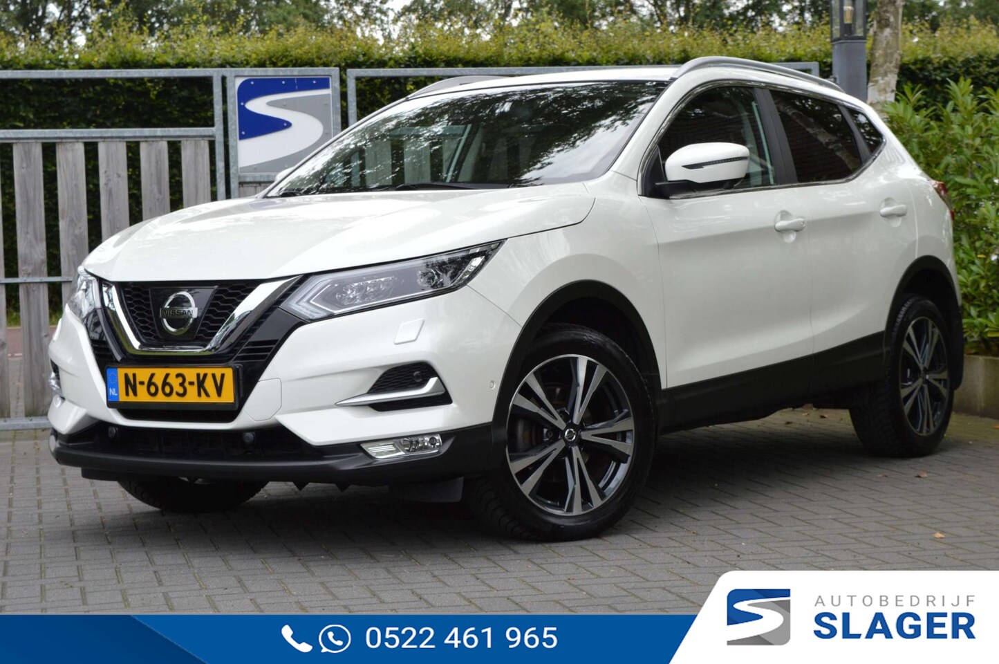 Nissan Qashqai - 1.6 Tekna 163 pk | LED | Navi | Leder | Camera | Trekhaak | 18" - AutoWereld.nl