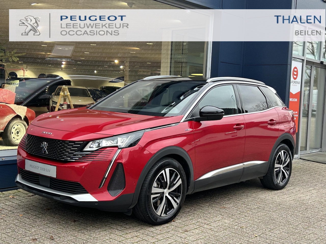 Peugeot 3008 - 1.6 HYbrid 225 GT | Navigatie | Plug in Hybride | Elektrische Achterklep | Keyless Entry | - AutoWereld.nl