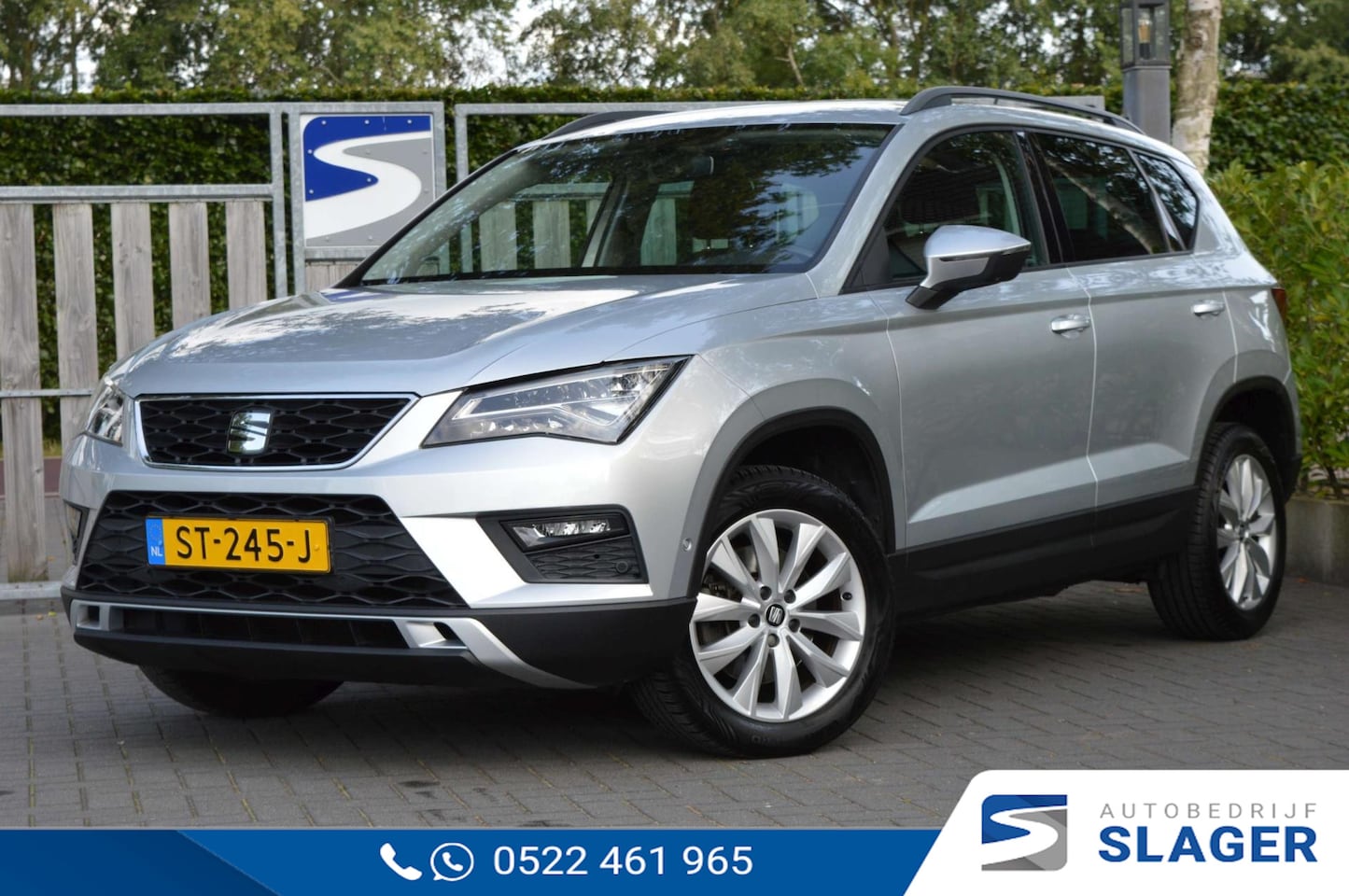 Seat Ateca - 1.4 EcoTSI Style - Navi|Carplay|Cruise|Camera|Trekhaak elek. - AutoWereld.nl