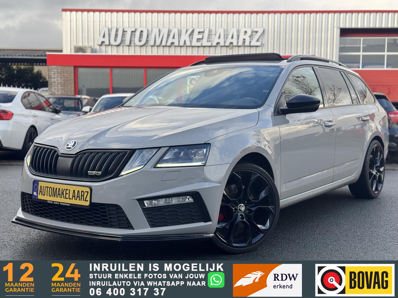 Skoda Octavia Combi - 2.0 TDI RS LINE BOMVOL OPTIES DEALER ONDERHOUDEN - AutoWereld.nl