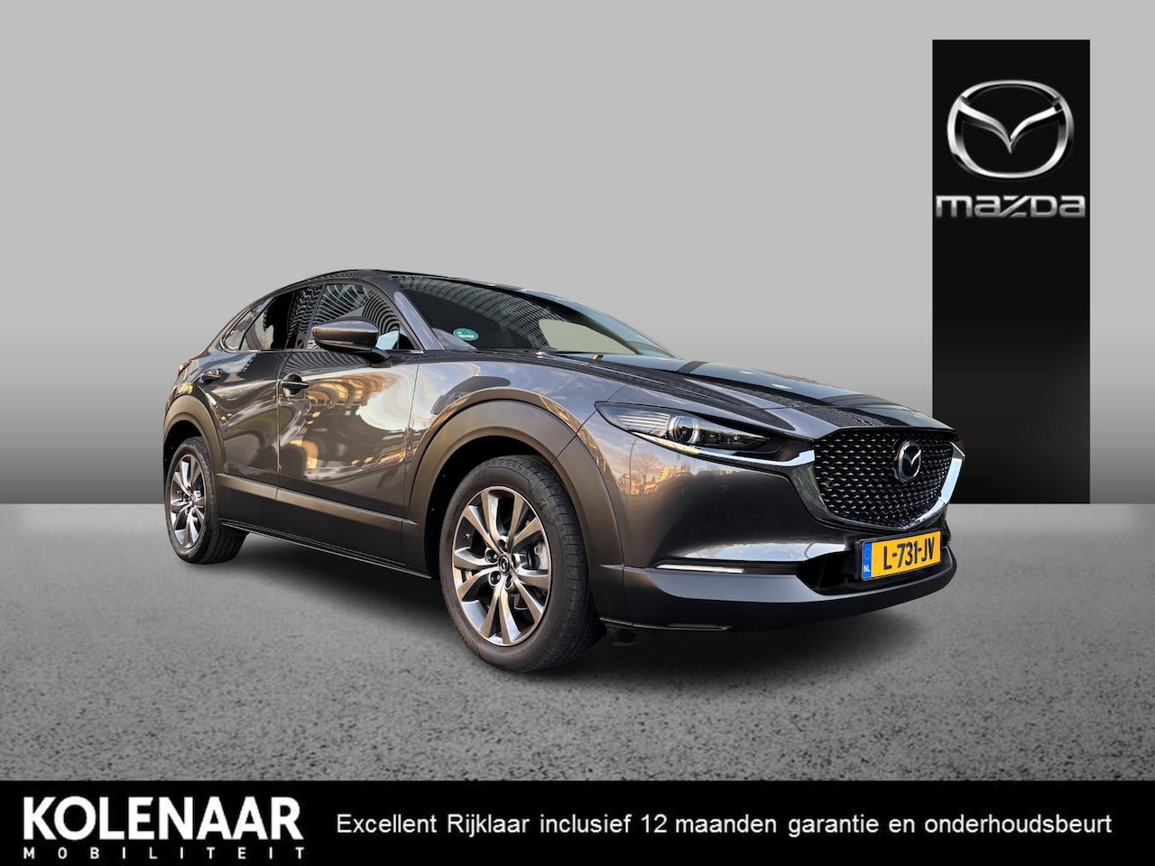 Mazda CX-30 - 2.0 e-Sky-X 186 Luxury /1e eigenaar/Dealeronderhouden/Afn. Trekhaak/Navi/HUD/Leder/ECC/Ada - AutoWereld.nl