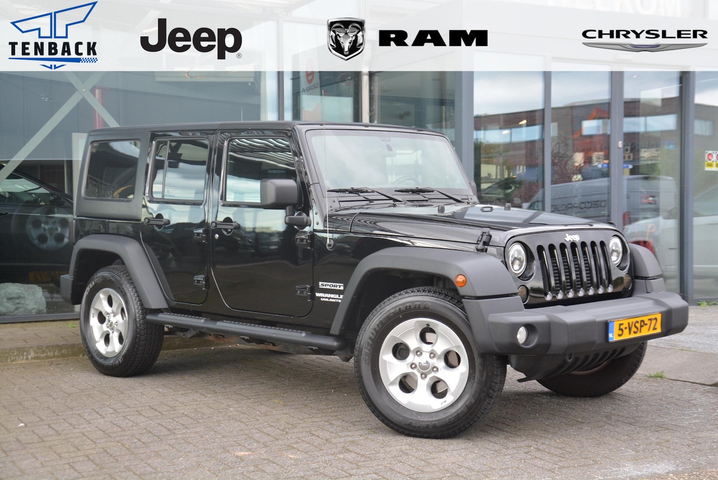 Jeep Wrangler - 2.8 CRD Sport | Grijs kenteken ex btw | Trekhaak - AutoWereld.nl