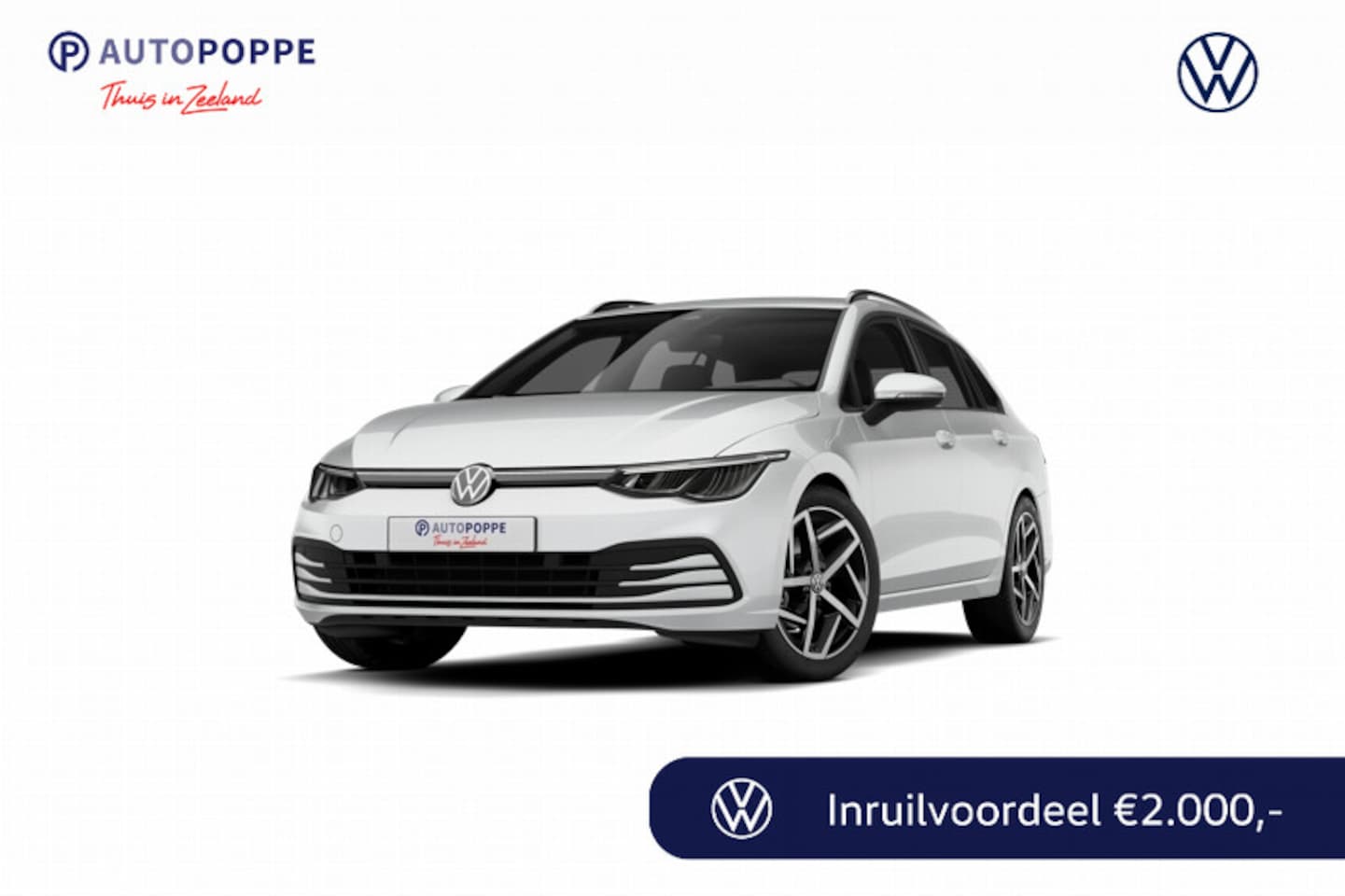 Volkswagen Golf Variant - 1.0 TSI 110 6MT Life Business | 'App-Connect' draadloze smartphone integratie | Achterlich - AutoWereld.nl