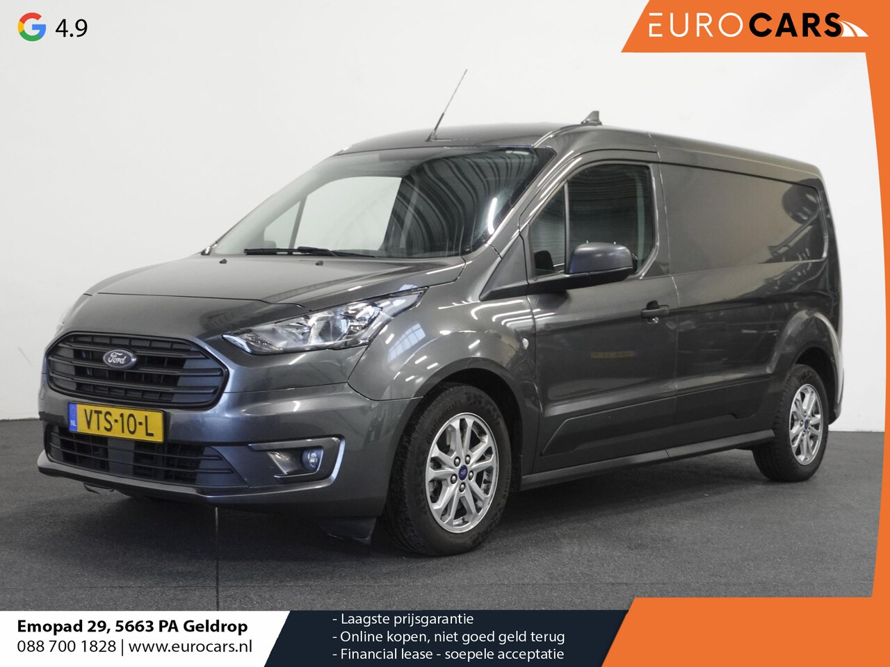 Ford Transit Connect - 100pk L2 Trend Navigatie Airco Parkeersensoren Cruise Camera - AutoWereld.nl