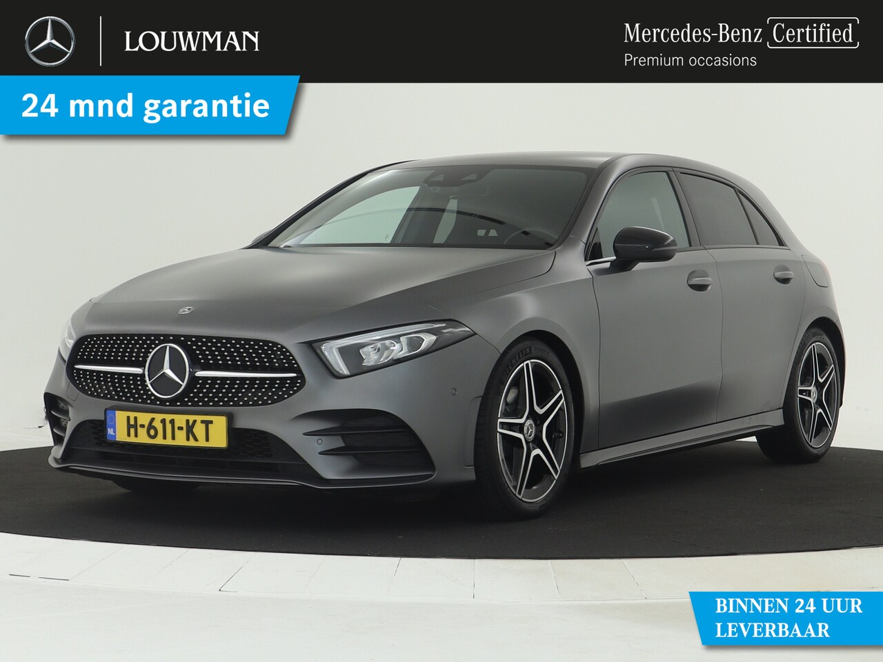 Mercedes-Benz A-klasse - 160 Business Solution AMG | Achteruitrijcamera | Apple Carplay | Navigatie | Nightpakket | - AutoWereld.nl