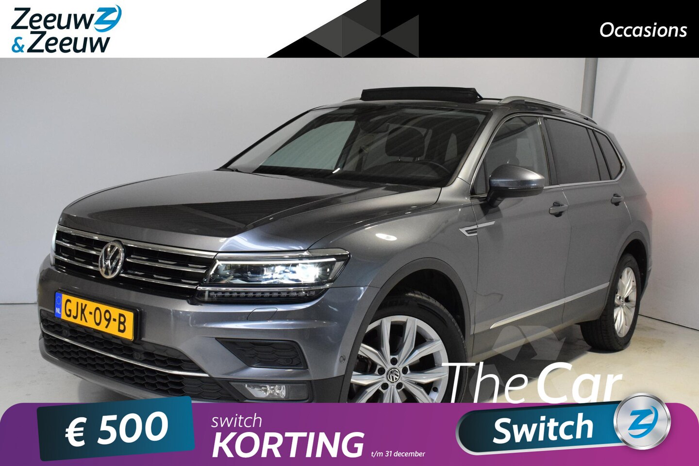 Volkswagen Tiguan Allspace - 1.5 TSI Highline 7p. | Schuif/kantel dak | Achteruitrijcamera | Parkeersensoren | Elektris - AutoWereld.nl