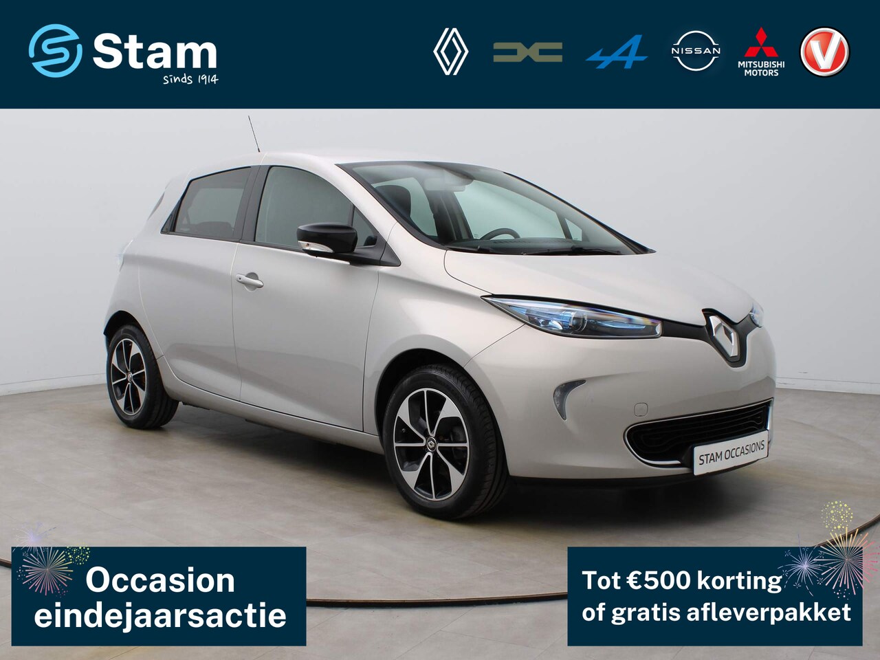 Renault Zoe - Q90 Intens Quickcharge 41 kWh INCL BATTERIJ Camera | Climate | Navi - AutoWereld.nl