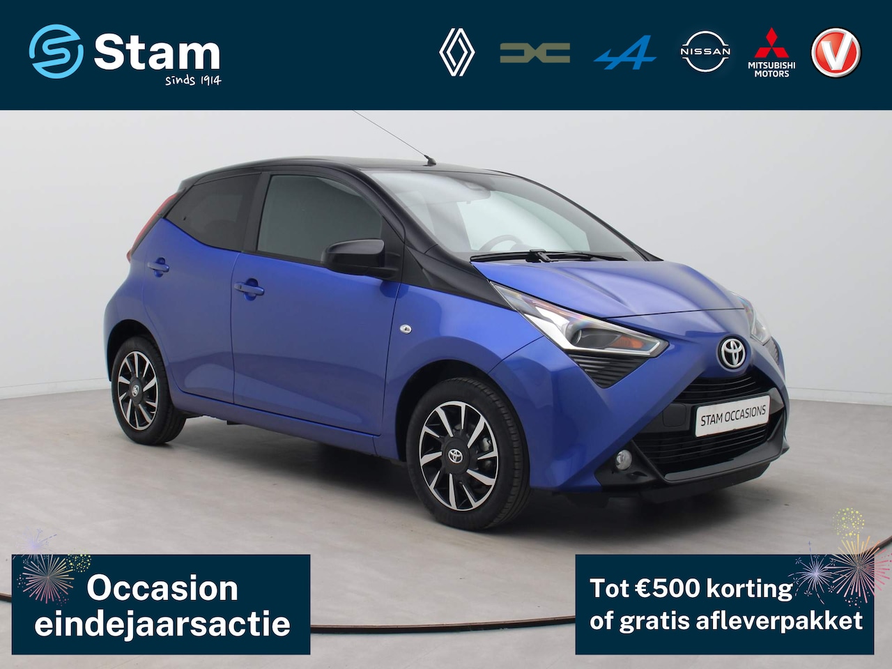 Toyota Aygo - 73pk VVT-i x-cite AUTOMAAT! Camera | Carplay | Climate | Parksens. a. - AutoWereld.nl