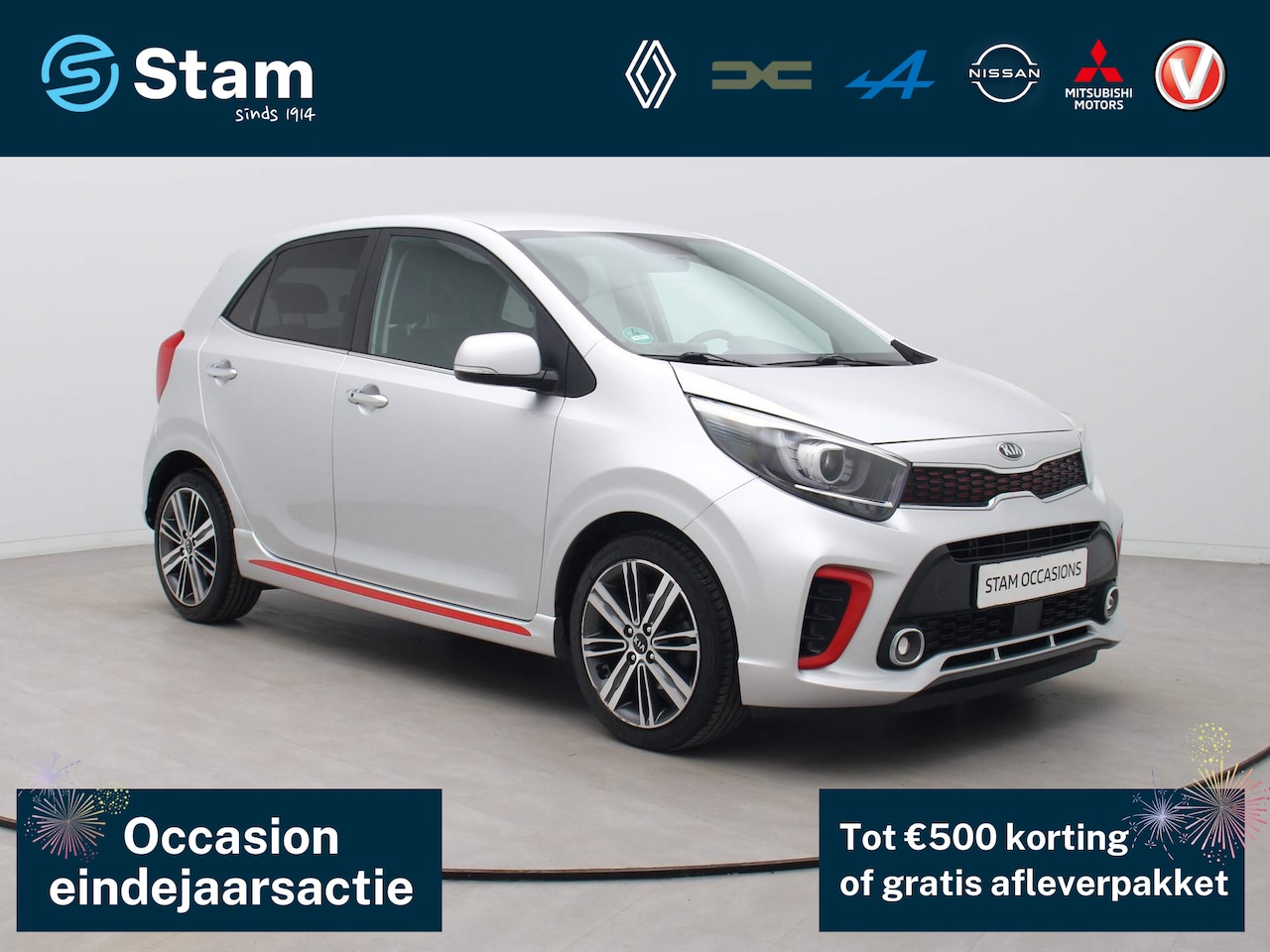 Kia Picanto - 100pk T-GDI GT-Line Camera | Cruise | Climate | Navi | Stoel/-Stuur verw. - AutoWereld.nl