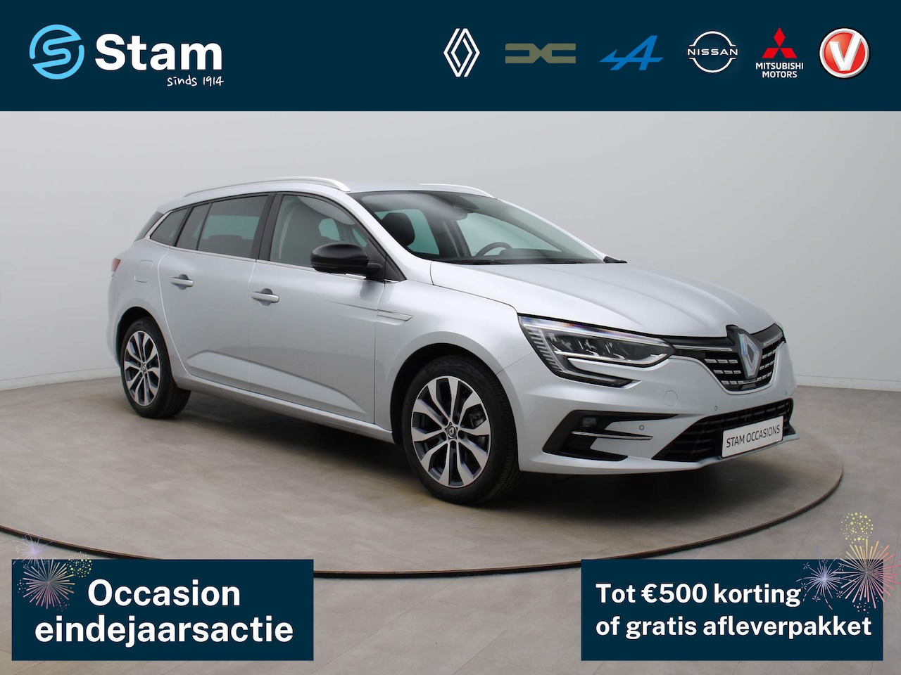 Renault Mégane Estate - TCe 140pk Techno EDC/AUTOMAAT Camera | Climate | Navi | Parksens. v+a | Stoel -/ Stuur ver - AutoWereld.nl