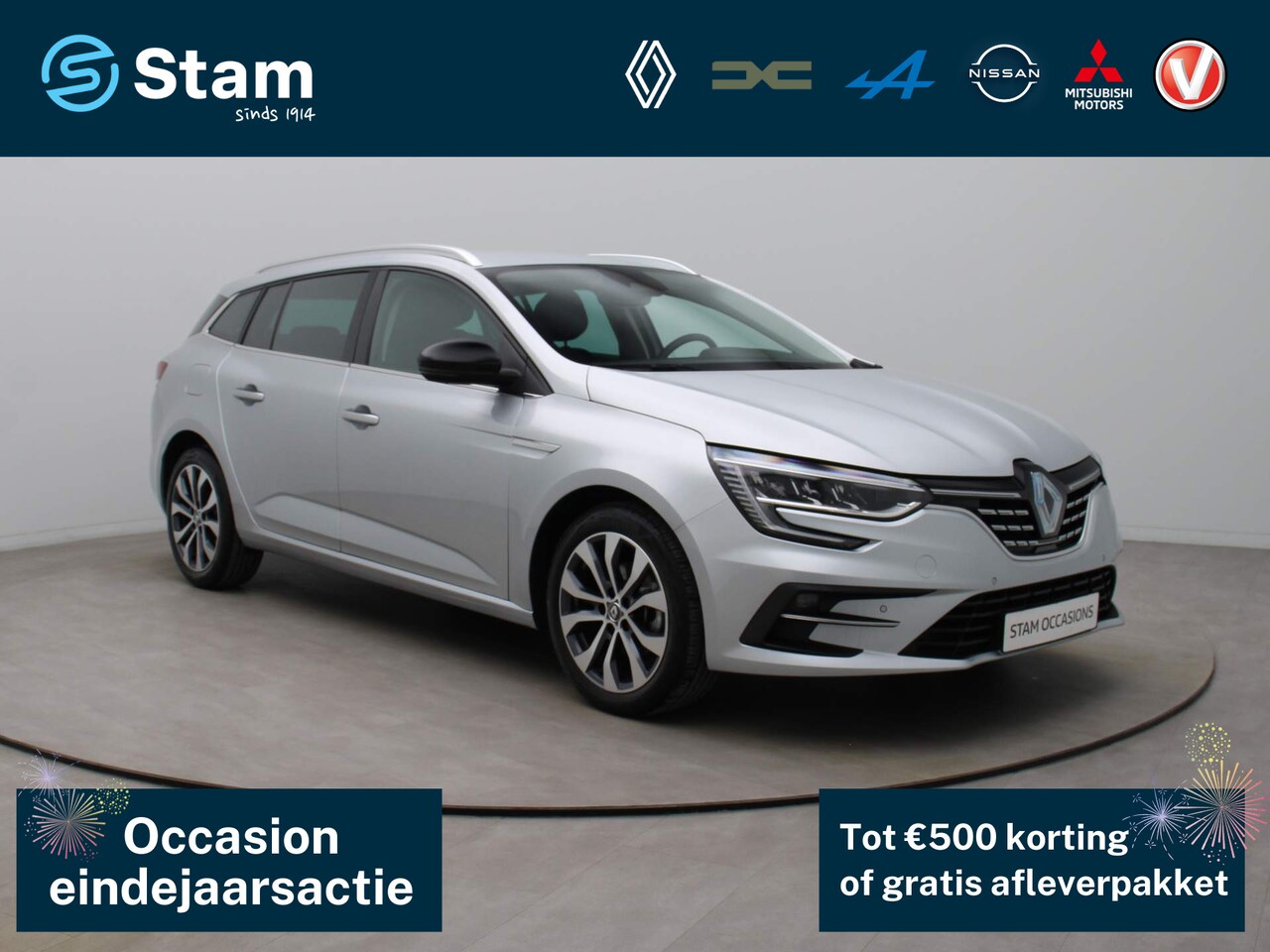 Renault Mégane Estate - TCe 140pk Techno EDC/AUTOMAAT Camera | Climate | Navi | Parksens. v+a | Stoel -\ stuur ver - AutoWereld.nl