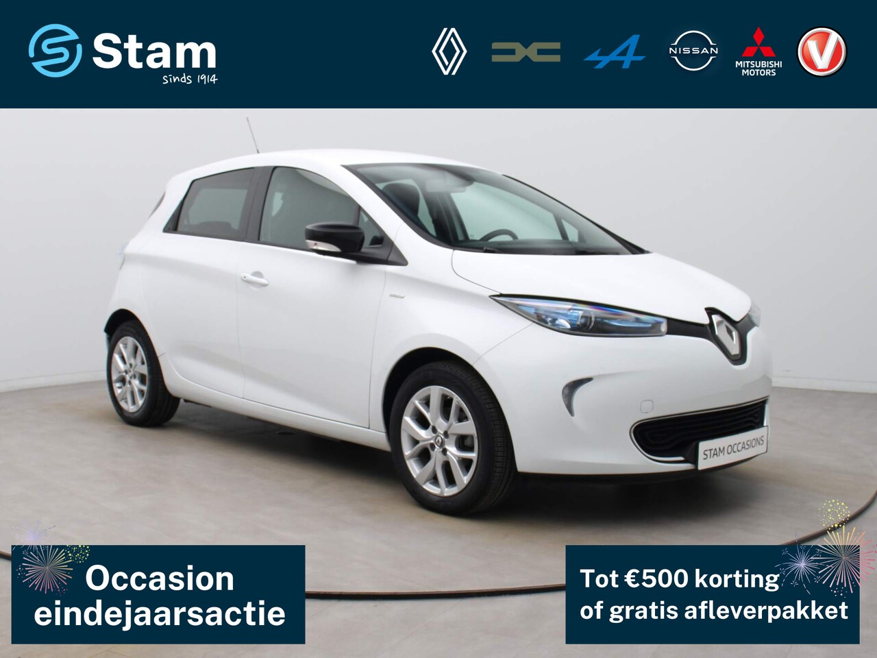 Renault Zoe - R110 Limited 41 kWh HUURBATTERIJ Climate | Cruisecontrol | Navi | Parksens. achter - AutoWereld.nl