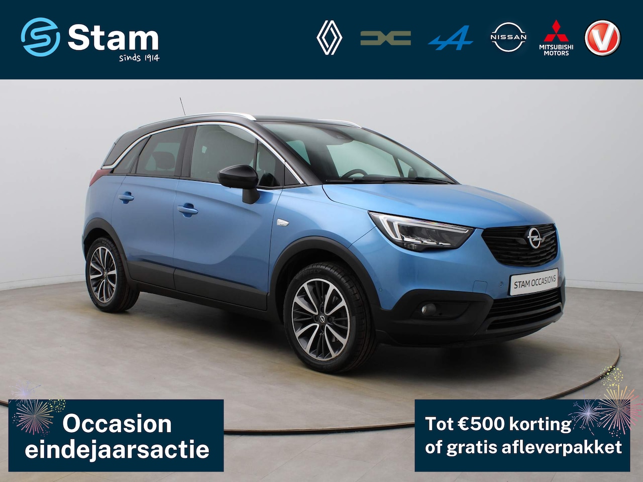 Opel Crossland X - 111pk Turbo Ultimate AUTOMAAT Camera | Climate | Head-Up | Parksens. v+a | Stoel-/stuur-/v - AutoWereld.nl