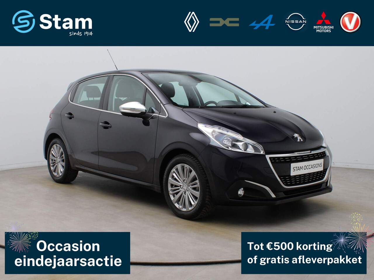 Peugeot 208 - 83pk PureTech Blue Lease Allure Climate | Cruise | Navi | Parksens. achter - AutoWereld.nl