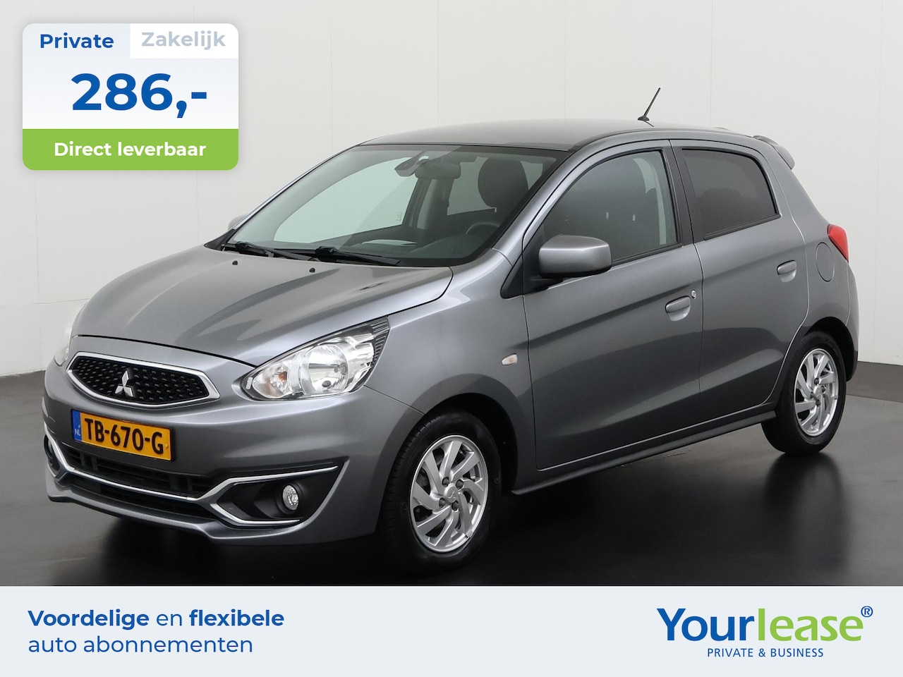 Mitsubishi Space Star - 1.0 Intense Automaat | All-in 286,- Private Lease | Zondag Open! - AutoWereld.nl