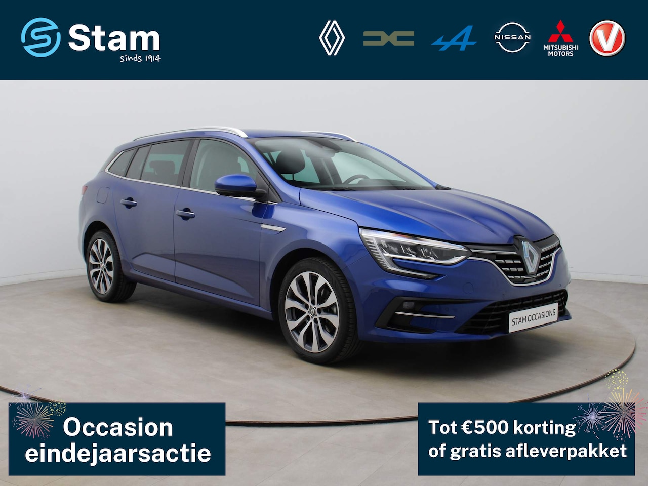 Renault Mégane Estate - TCe 140pk Techno EDC/AUTOMAAT Camera | Climate | Navi | Parksens. v+a | Stoel -/ Stuurverw - AutoWereld.nl