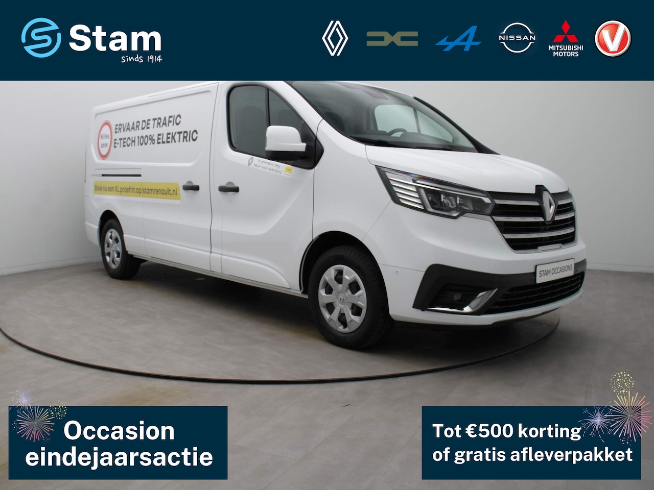 Renault Trafic E-Tech - 123pk Electric L2H1 T29 GB Comfort  Airco | Camera | Navi | Parkeersensoren - AutoWereld.nl