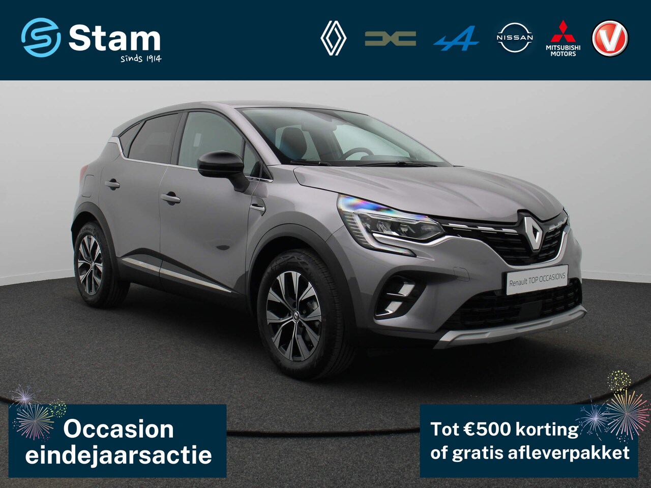 Renault Captur - TCe 90pk Techno Camera | Climate | Navi | Parkeersensoren V+A - AutoWereld.nl