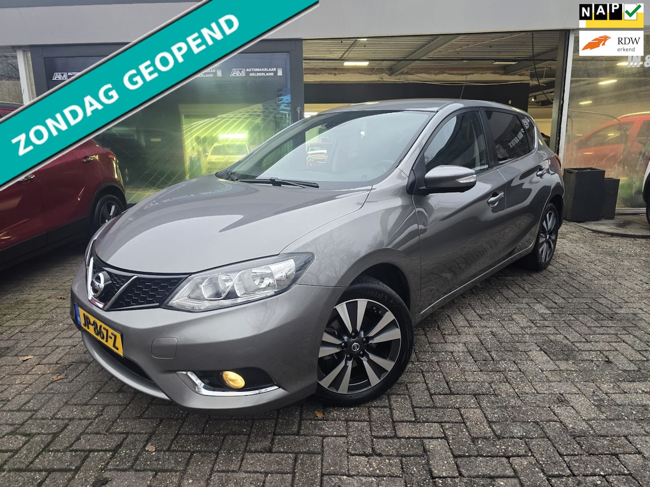 Nissan Pulsar - 1.2 DIG-T N-Connecta | 1E EIGENAAR | 12MND GARANTIE | NAVI | CAMERA | CRUISE | - AutoWereld.nl