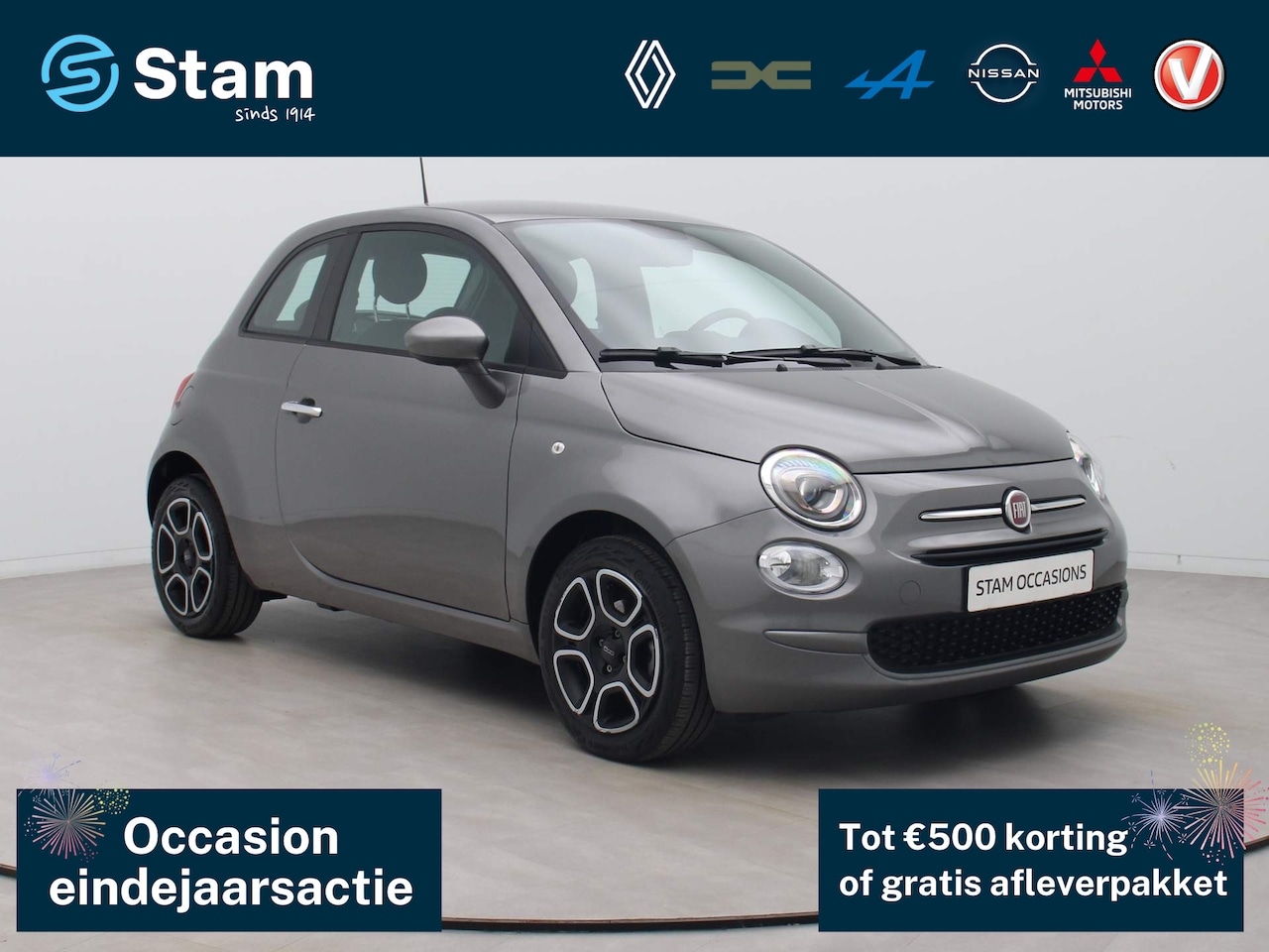 Fiat 500 - 70pk Hybrid Club Airco | Carplay | Cruise control - AutoWereld.nl