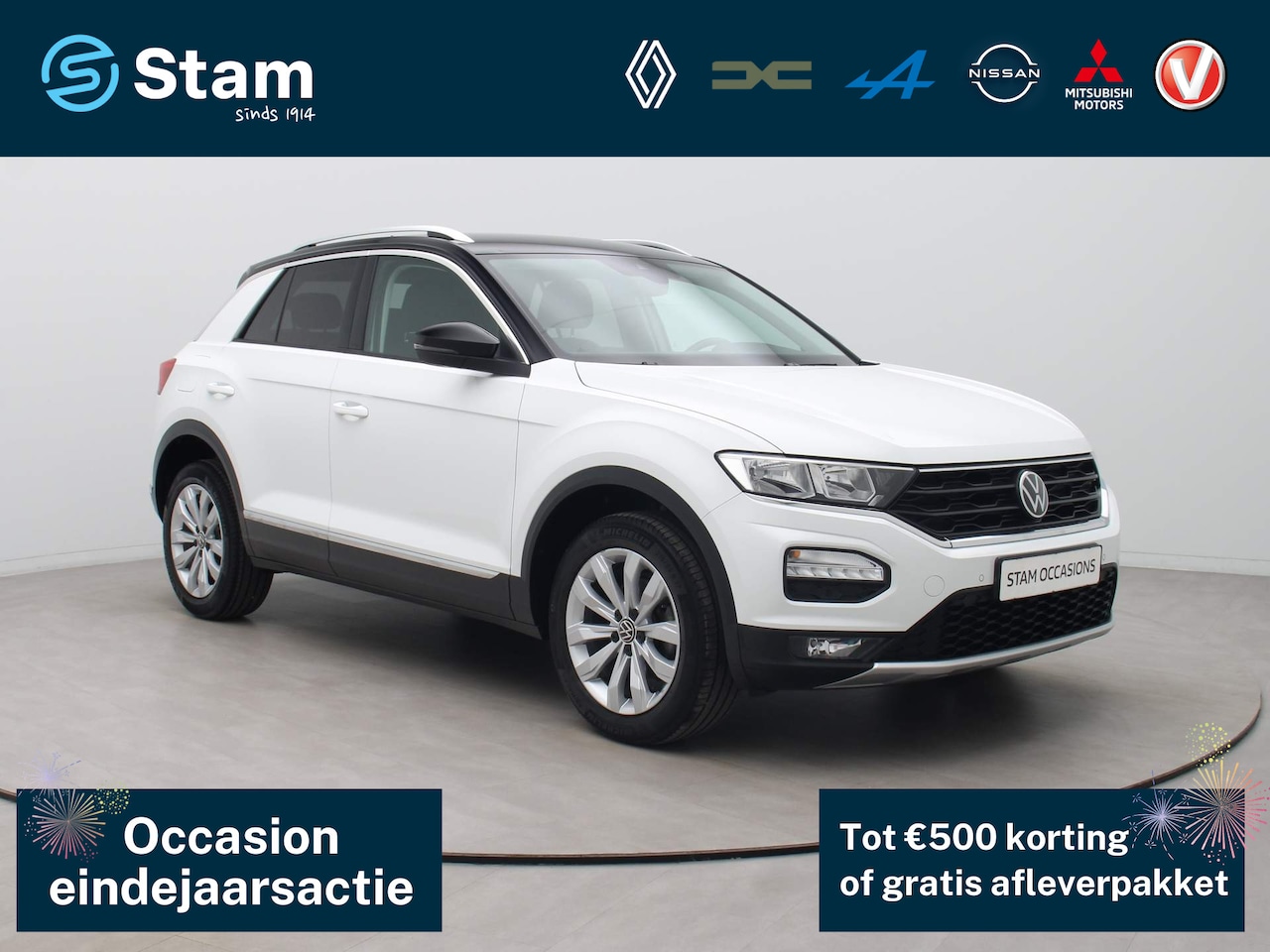 Volkswagen T-Roc - 116pk TSI Style Adapt. cruise | Climate | Navi | Parksens. v+a - AutoWereld.nl